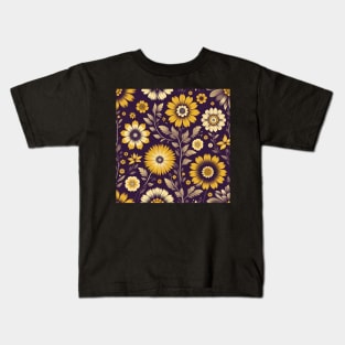 Yellow Flowers Kids T-Shirt